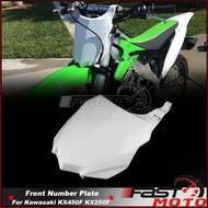 Mf Motorcoss Motorcycle Front Number Plate Fender Cover Plastic Fairing Kit For Kawasaki KX250F KX45