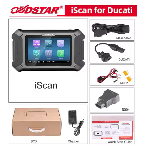 OBDSTAR iScan for DUCATI Motorcycle Diagnostic Scan Tool Key Programmer Service Light Reset Tool Mul
