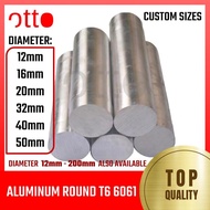 Aluminum Round Rod T6 6061 Various Sizes 4