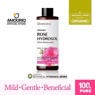 นํ้ากุหลาบ โรสไฮโดรซอล ออร์แกนิก กลั่นไอน้ำ (30 ml. - 250 ml.) Certified Organic Rose Water Rose Hyd
