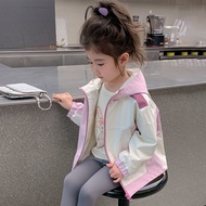 Girls Spring Jacket 2025 Small Middle Small Children Spring Autumn Tops Children's Clothing Spring J