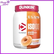 Dymatize - Dymatize x Dunkin ISO100 水解 100%分離乳清蛋白粉 糖霜甜甜圈味 1.34磅 ( 610 克) [平行進口] 此日期前最佳:2026年10月31日