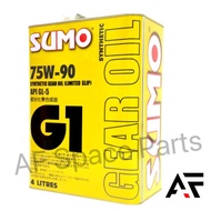 SUMO Gear Oil 75w90 G1 Synthetic Manual Gear Oil 4Litre Minyak Gear Box