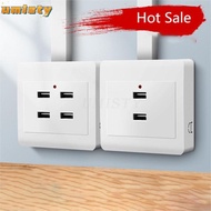 UMISTY 2/4 Ports Charger Station Wall Outlet for Home USB Power Adapter
