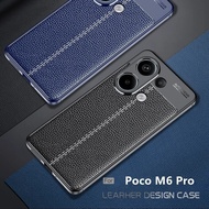 XIAOMI poco M6 PRO 4G / poco F6 F6 PRO CASE AUTOFOCUS CARBON LEATHER CASE