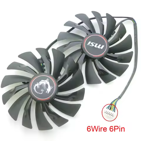 2pcs/lot PLD10010S12HH 95mm 12V 0.40A VGA Fan For MSI GTX 950 960 970 980 980Ti GAMING 2G 4G Graphic