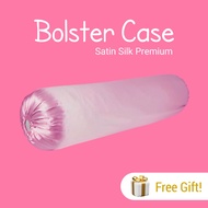 THICK SILK SATIN BOLSTER CASE PREMIUM PILLOW BOLSTER CASE