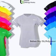 Paket Terkini BAJU ATASAN OLAHRAGA WANITA KAOS ZUMBA, BAJU FUTSAL MURA