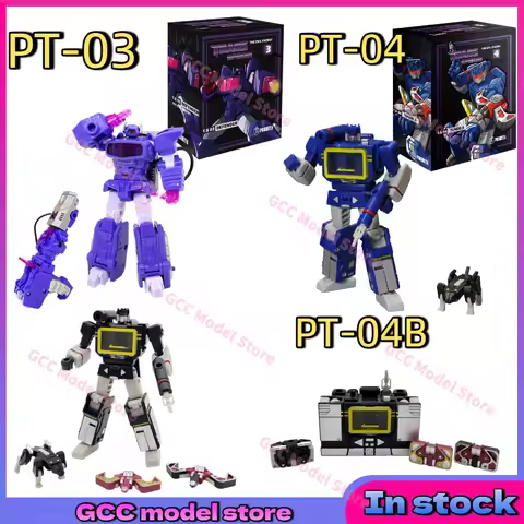 In Stock Transformation Toys PocketToys PT PT-03 Defender PT-04 PT-04B G1 Soundwave Shockwave KO DX9