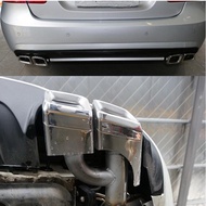 2PCS exhaust pipes fit for Mercedes-Benz E-Class W212 E260 E280 E300 pipe modified E63 AMG