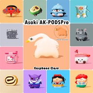 【imamura】For Asaki AK-PODSPro Case Earphone Case Cute Cartoon Soft Silicone Casing NO.4