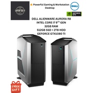 Dell Alienware Aurora R8 Gaming PC | i7-9700K | 32GB RAM | 512GB SSD + 2TB HDD | GTX 1080 Ti 11GB (U