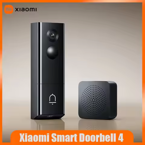 Xiaomi Smart Doorbell 4 Dual Cameras163° Ultra-Wide Angle AI Human Detection Long Battery Life IP65