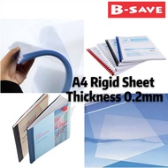 [A4] PVC Clear Binding Cover 100pcs/Pack Rigid Sheet Cover Card Plastic Binding
