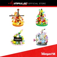 Wangao Building Block Flowers Series - 288014 Guitar吉他鲜花 / 288015 Violin萨克斯鲜花 / 288016 Saxophone小提琴鲜