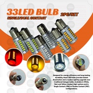 OSCPA 1156/1157-5630-33LED BULB SINGLE/DOUBLE CONTACT YELLOW/RED/WHITE