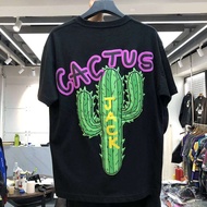 New luxury Cactus Jack Hip Hop Tshirts Travis 2025 Mens Hip Hop Cotton T-Shirt Streetwear Tee Top