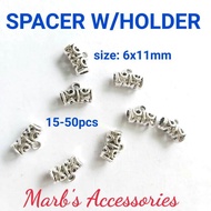 15/50PCS METAL SPACER W/HOLDER