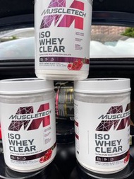 MuscleTech ISO Whey Clear 系列超純分離乳清蛋白，櫻桃味，1.10 磅（503 克）