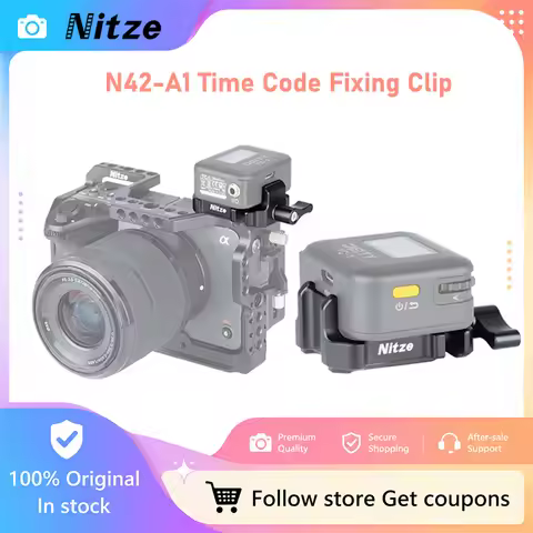 NITZE N42-A1 Camera Video Recording and Receiving Time Code Fixing Clip Universal Accessory For Aput