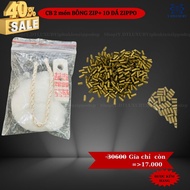 Zippo cotton + 10 sturdy zippo stones, genuine zippo accessories