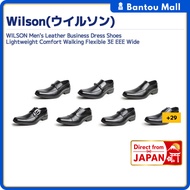 WILSON Men's Leather Business Dress Shoes Lightweight Comfort Walking Flexible 3E EEE WideDirect fro