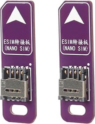 PinQiongZhe ESIM to Nano SIM Card Adapter Conversion Board Wireless WiFi/CPE Solderless ESIM Experim