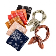 Square silk scarf for women 70 70x70cm AlaraByLove bandana, beautiful, high-quality head covering to