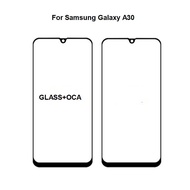 2 in 1  Front Glass Outer Lens For Samsung Galaxy A30 Touch Screen Panel LCD Display With OCA Glue SM-A305F 2019