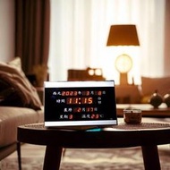 T-Top插電式電子鐘 萬年曆 電子鐘 鬧鐘 時鐘 語音報時 LED顯示螢幕 記憶時間免重設溫度顯示