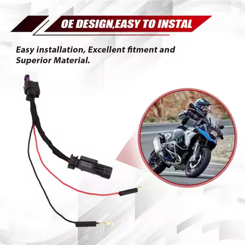 Classy-For BMW R1200GS Motorcycle Cigarette-Lighter Power Taking ACC Data Cable Motorcycle ACC Line
