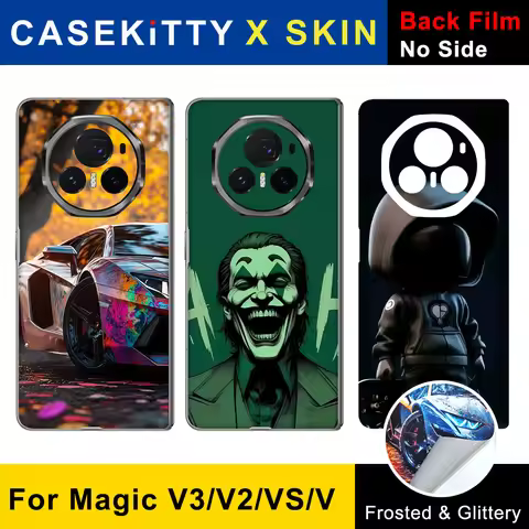 CASEKiTTY Skin For Honor Magic V3 Sticker V2 Fold Back Film VS3 VS2 RSR VS V Protective Decal Wrap M