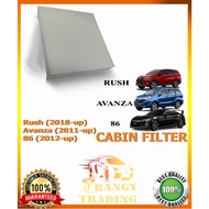 CABIN FILTER for Toyota Rush 2018 to 2026, Avanza 2011 up, 86 2012 to 2026 ( 88568-BZ050 ) 4x4b