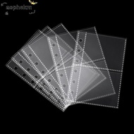 AOPHEKM Photocard Binder Sheets, Transparent A7 Multiple Pockets Sleeve, PP Acid Free Photocard Hold