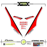 STRIPING SUZUKI CRYSTAL TUNE MOTIF X49 STICKER CRYSTAL TUNE CUSTOM STICKER ORIGINAL CRYSTAL MOTORCYC
