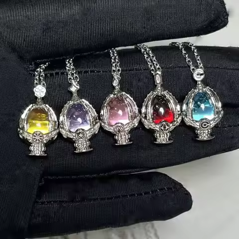 Anime Puella Magi Madoka Magica Kaname Madoka Akemi Homura Cosplay Soul Gem Necklace Crystal Choker