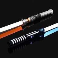 Luke RGB 16 Color Variable Metal Handle Lightsaber With Hitting Sound Effect FX Duel Lightsaber Meta