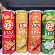 Lays stax potato tubes 100g/155g