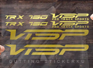 Sticker Sepeda Fixie / Cutting Sticker Sepeda MTB FIXIE VISP