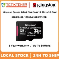 Kingston Micro SD card 32GB-512GB Memory Card Class10 UP TO 100MB/S TF Card MicroSDHC UHS-1 for Smartphone