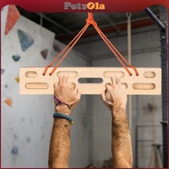 [PETSOLA] Climbing Hangboard, Training Device for Rock Climbers, Portable Pull-up Board, Fingerboard