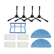 Primary dust Filter side brush Efficient Hepa Filter Mop cloth For ilife v5 v5s V3 V3s v5 pro V50 V5