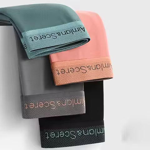 3 PCS Men's Underwear Square Pants Plus SizeXL-3XL Sporty Breathable Flat Pants Comfortable Trendy S