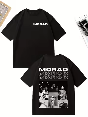 Morad MDLR album merchandise T-shirt - unisex hip-hop streetwear T-shirt Couple's all-season streetw