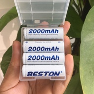 Bộ Sạc pin AA AAA Beston C9023 có tính năng sạc nhanh tự ngắt khi đầy đèn báo thông minh dùng cho mi