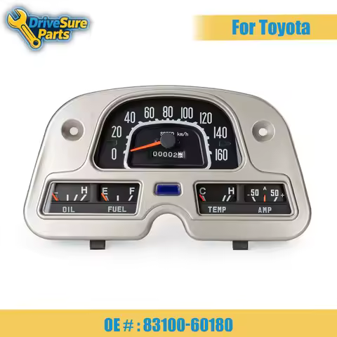 Car Meter Gauge Cluster 83100-60180 For Toyota Land Cruiser FJ40 FJ45 BJ40 1974-1980 Dashboard Assem