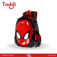[ORI] Toddi Spiderman Model Children's School Backpack - 1801 ghs-55