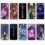 for 3c OPPO F5 F7 F9 F11 F25 F27 K12X R9S NS28 Genshin Impact Game Fashionable soft black phone case