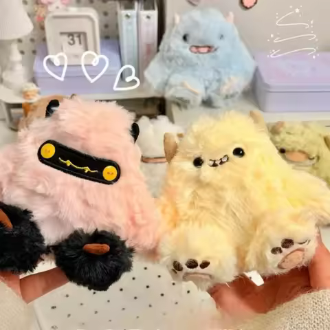 MOMOTOY Dundun Family Series Blind Box Cute Collectible Monster Anime Figures Surprise Bag Plush Pen