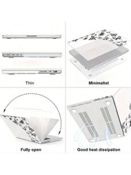 兼容筆記本電腦外殼 Macbook Air 13寸 M2 Macbook Pro 13寸 防摔2020 M1款保護套 Macbook Pro 14寸透明殼,2021年款 Macbook Pro 15寸, Macbook Air 11寸, Macbook Pro 16寸, Macbook Air 12寸,色彩繽紛的黑蝴蝶群紋理適用於蘋果筆記本電腦保護套,微軟筆記本電腦保護套專用13.5英寸,微軟15英寸筆記本電腦套,微軟12英寸筆記本電腦套